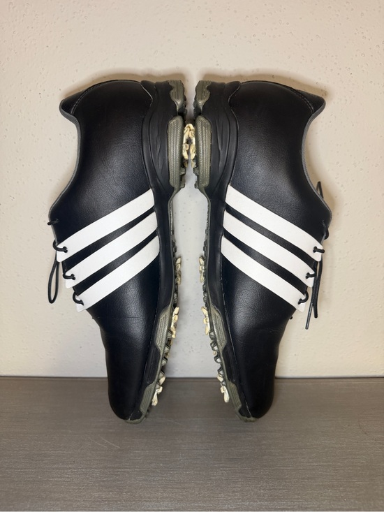 Adidas Golf Shoes Men\'s Size 12 Pure TRX Black White Microfiber Leather F33238 main image 7